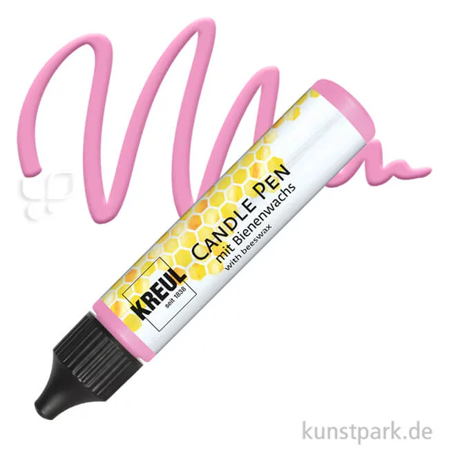 Artikelbild 1 des Artikels “KREUL Candle Pen - Kerzenstift, 29 ml Einzelfarbe | Rosa“