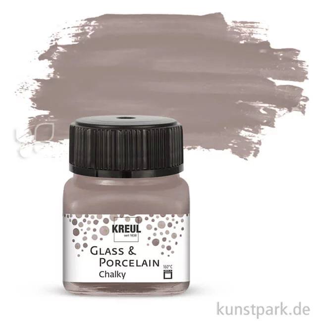 Artikelbild 1 des Artikels “KREUL Glass & Porcelain CHALKY 20 ml Einzelfarbe | Mild Mocca“