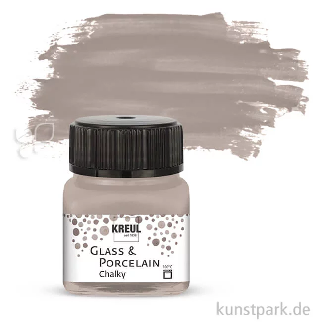 Artikelbild 1 des Artikels “KREUL Glass & Porcelain CHALKY 20 ml Einzelfarbe | Noble Nougat“