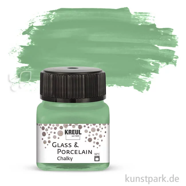 Artikelbild 1 des Artikels “KREUL Glass & Porcelain CHALKY 20 ml Einzelfarbe | Rosemary Green“