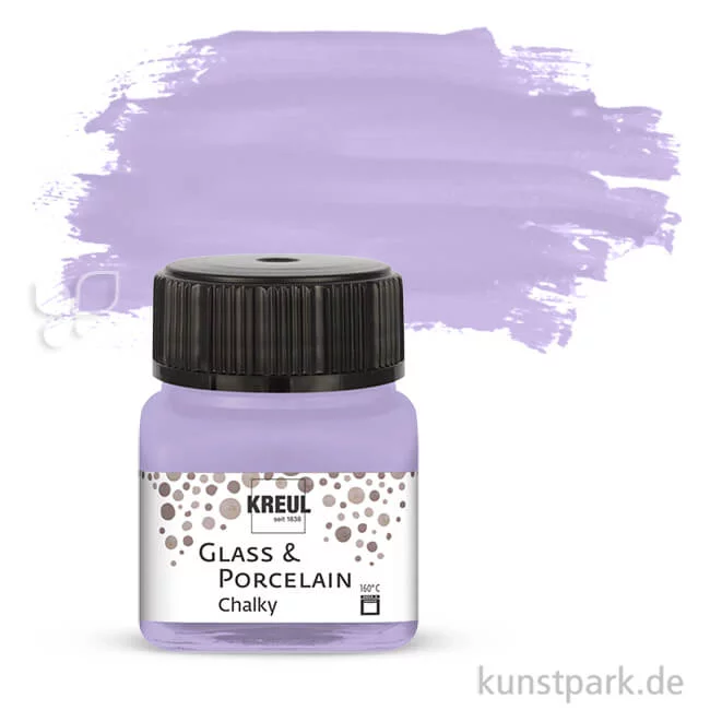 Artikelbild 1 des Artikels “KREUL Glass & Porcelain CHALKY 20 ml Einzelfarbe | Sweet Lavender“