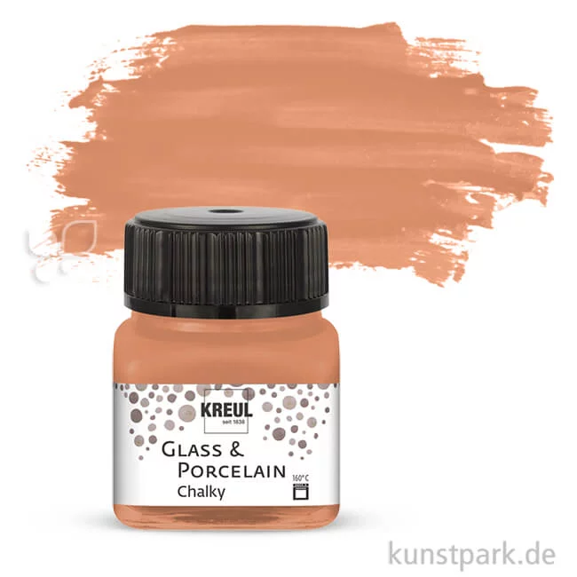 Artikelbild 1 des Artikels “KREUL Glass & Porcelain CHALKY 20 ml Einzelfarbe | Terracotta Earth“