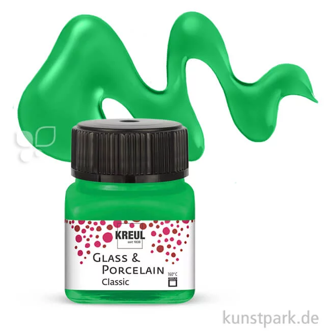 Artikelbild 1 des Artikels “KREUL Glass & Porcelain CLASSIC 20 ml Einzelfarbe | Grün“