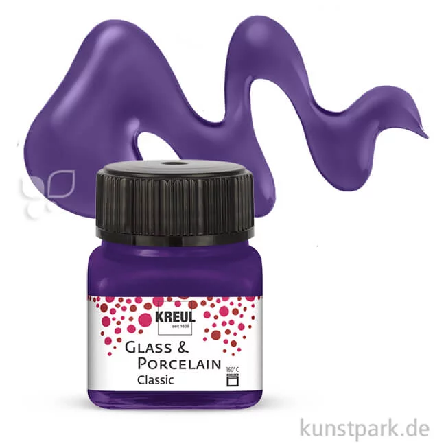 Artikelbild 1 des Artikels “KREUL Glass & Porcelain CLASSIC 20 ml Einzelfarbe | Violett“