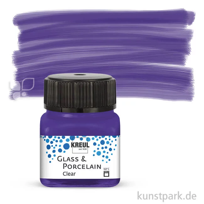 Artikelbild 1 des Artikels “KREUL Glass & Porcelain CLEAR 20 ml Einzelfarbe | Violett“