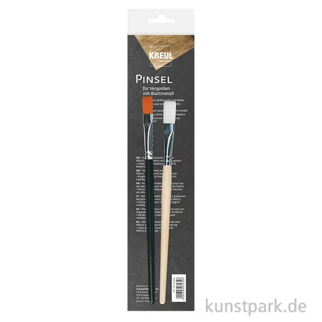 Artikelbild 1 des Artikels “KREUL Pinsel zum Vergolden mit Blattmetall, 2er Set “