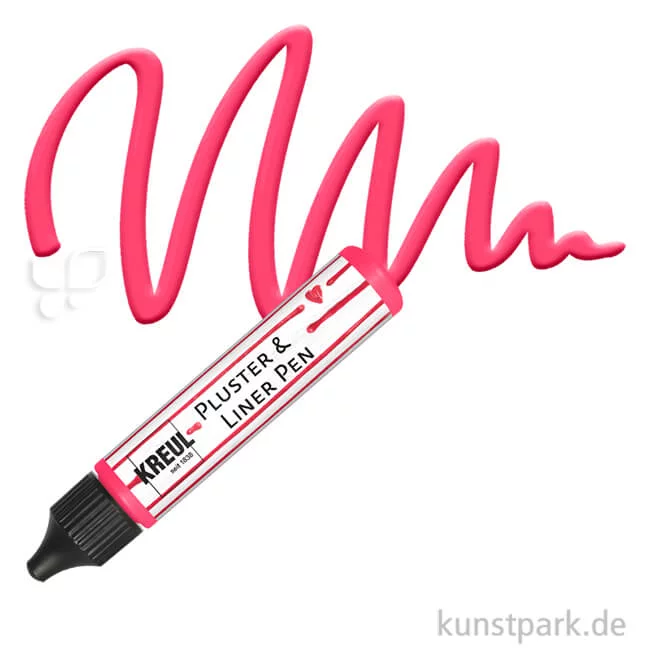 Artikelbild 1 des Artikels “KREUL Pluster & Liner Pen, 29 ml Stift | Neon Pink“