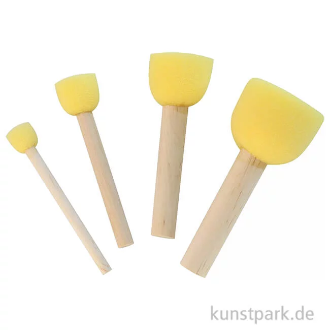 Artikelbild 1 des Artikels “KREUL Schwammpinsel Set mit 4 Stupfpinseln “
