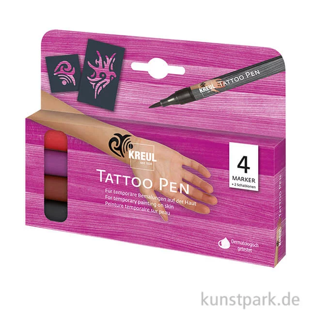 Artikelbild 1 des Artikels “KREUL Tattoo Pen 4er Set Tribals “