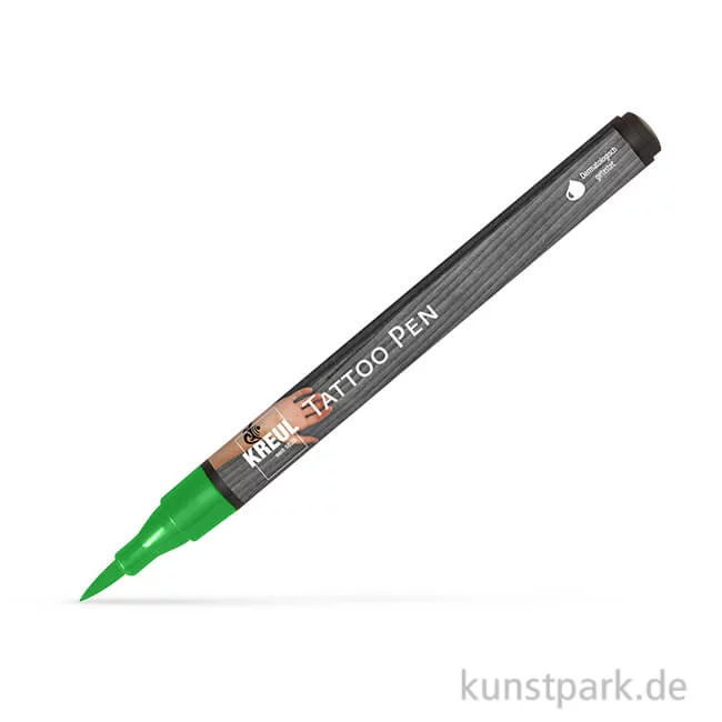 Artikelbild 1 des Artikels “KREUL Tattoo Pen zum Tattoo selber malen Einzelstift | Grün“