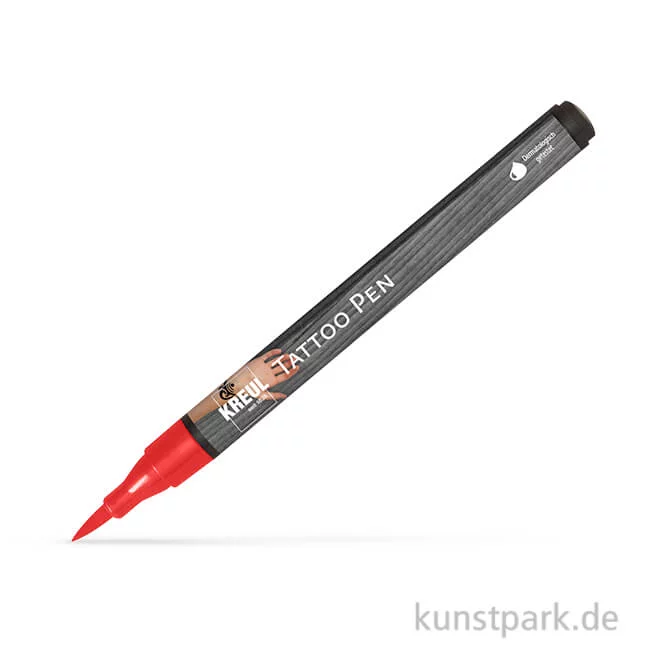 Artikelbild 1 des Artikels “KREUL Tattoo Pen zum Tattoo selber malen Einzelstift | Rot“