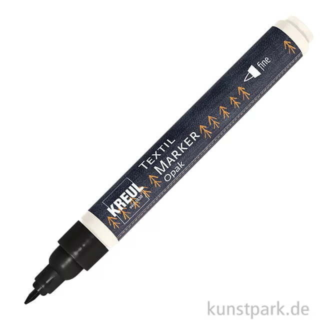 Artikelbild 1 des Artikels “KREUL Textil Marker Opak, Fein 1-2 mm, Schwarz “