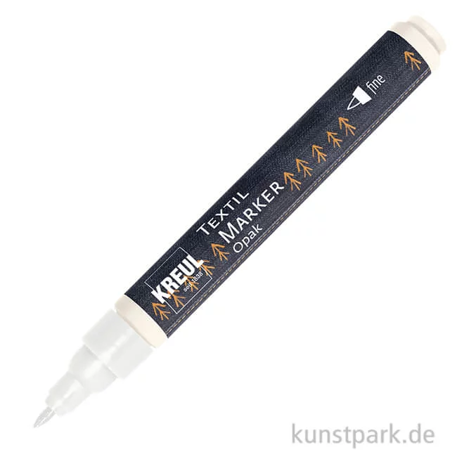 Artikelbild 1 des Artikels “KREUL Textil Marker Opak, Fein 1-2 mm, Weiß “
