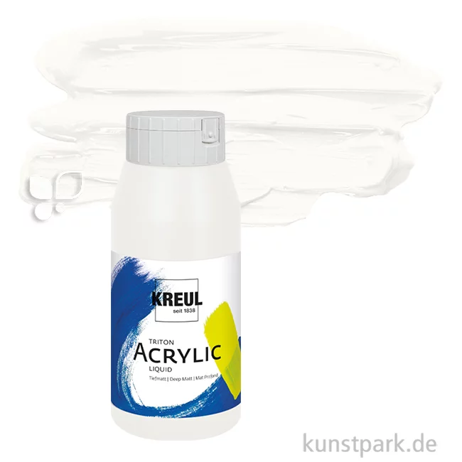 Artikelbild 1 des Artikels “KREUL TRITON Acrylfarben 750 ml Flasche | 75 Titanweiß“