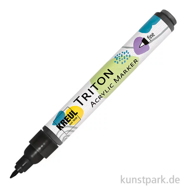 Artikelbild 1 des Artikels “KREUL TRITON Acrylic Marker, Fein 1-2 mm, Schwarz “