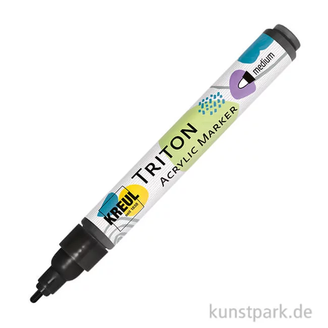 Artikelbild 1 des Artikels “KREUL TRITON Acrylic Marker, Medium 1-3 mm, Schwarz “