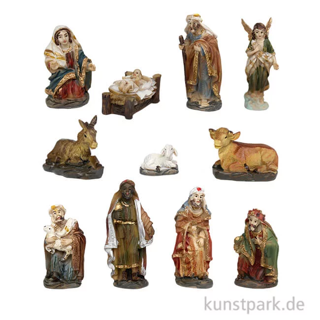 Artikelbild 1 des Artikels “Krippenfiguren Set, 4 cm, 11-teilig “