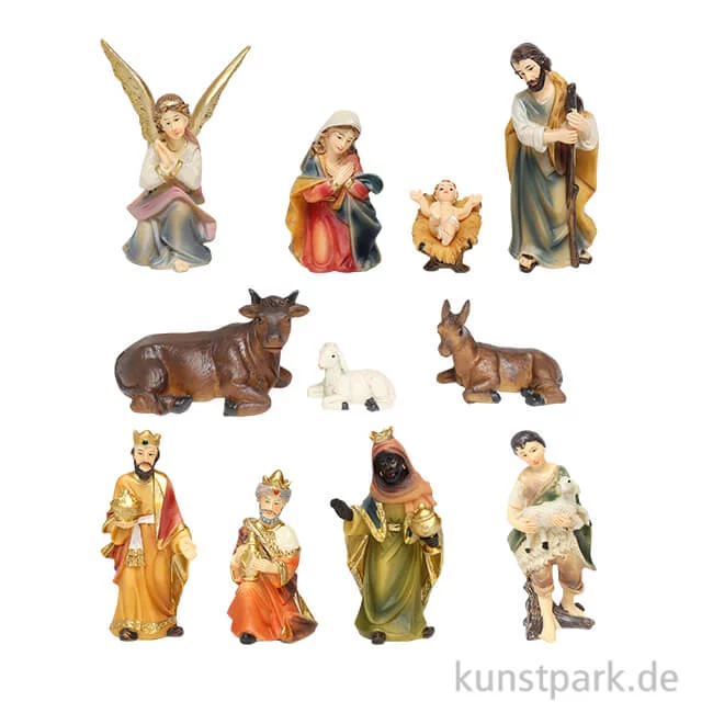 Artikelbild 1 des Artikels “Krippenfiguren Set - Markuskrippe, 9 cm, 11-teilig “