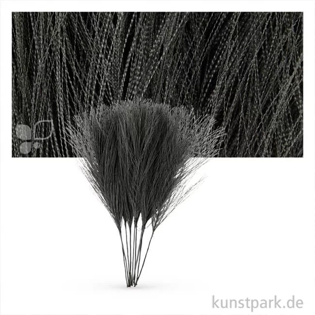 Artikelbild 1 des Artikels “Künstliche Flauschfedern, 10 Stück Einzelfarbe  | Schwarz“