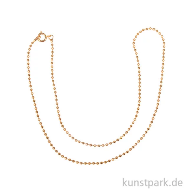 Artikelbild 1 des Artikels “Kugelkette - Gold, verschiedene Längen 42 cm“