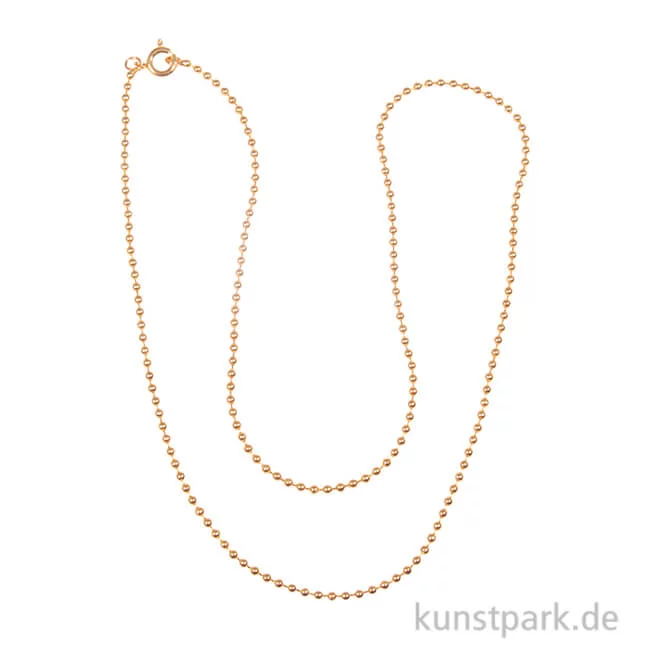 Artikelbild 1 des Artikels “Kugelkette - Gold, verschiedene Längen 50 cm“