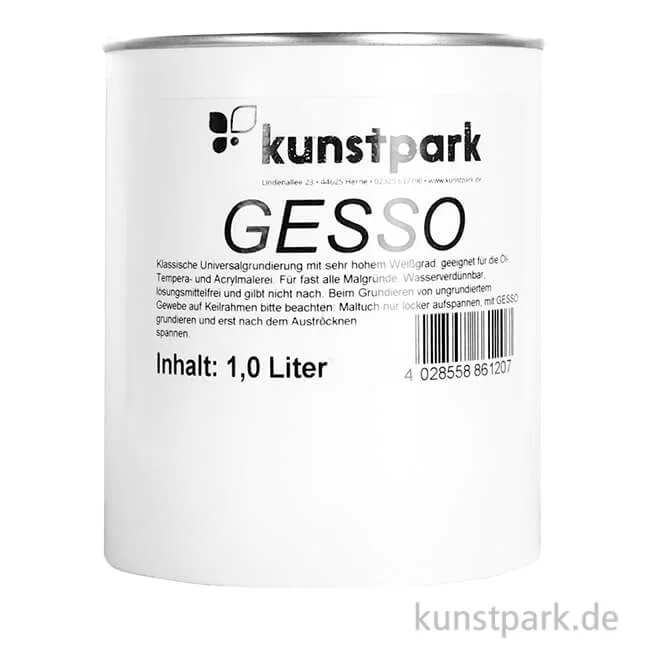 Artikelbild 1 des Artikels “kunstpark Gesso Grundierung, Acryl, Weiß, 1 Liter “