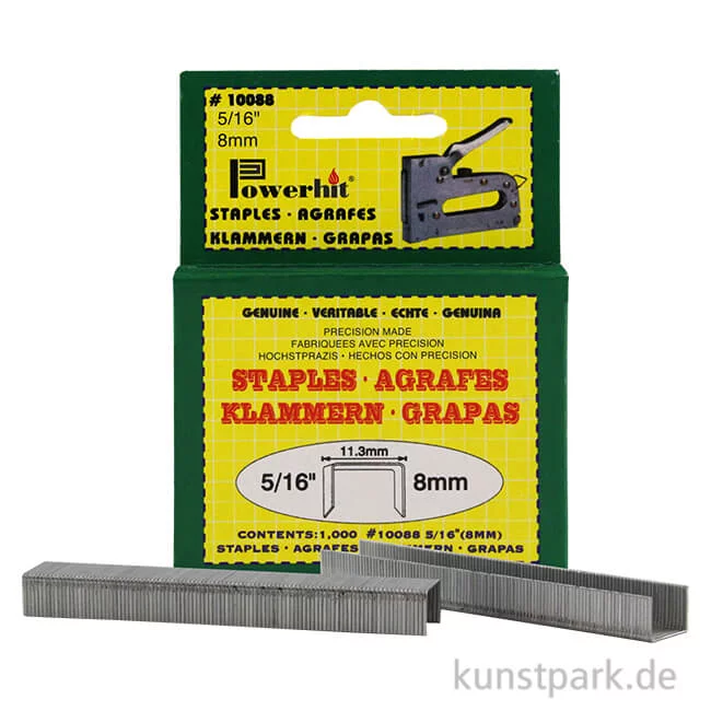 Artikelbild 1 des Artikels “Heftklammern 8mm für Handtacker 1000 Stk.“