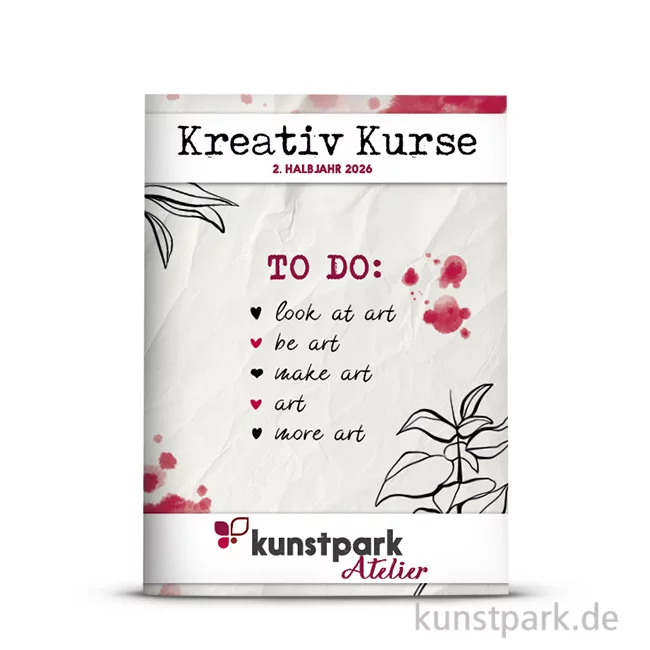 Artikelbild 1 des Artikels “kunstpark Kreativkurse 2. Halbjahr 2026, Katalog “