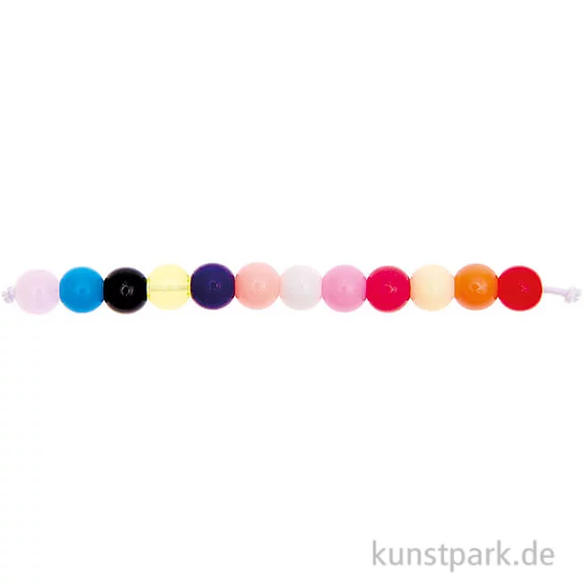 Artikelbild 1 des Artikels “Kunststoffperlen, Just Happy Mix, 6 mm Durchmesser, 68 Stück “