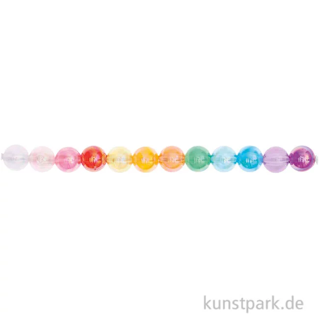 Artikelbild 1 des Artikels “Kunststoffperlen, Regenbogen Mix, Holographisch, 8 mm, 36 Stück “