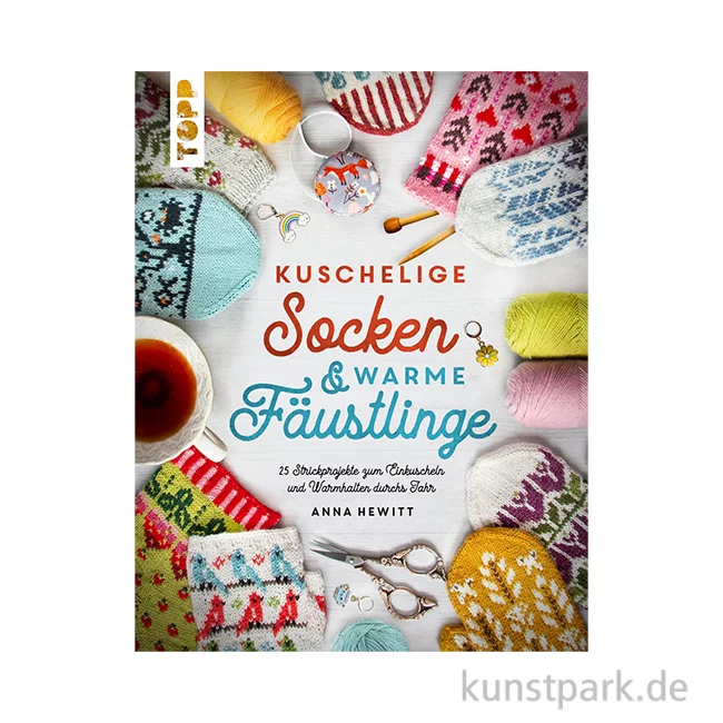 Artikelbild 1 des Artikels “Kuschelige Socken und warme Fäustlinge stricken, Topp Verlag “
