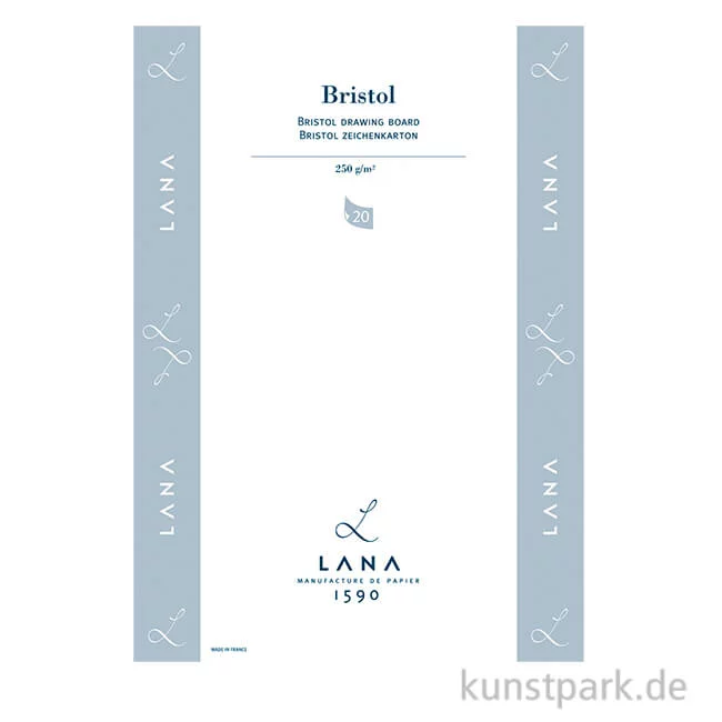 Artikelbild 1 des Artikels “Lana BRISTOL Zeichenkarton, 20 Blatt, 250g “
