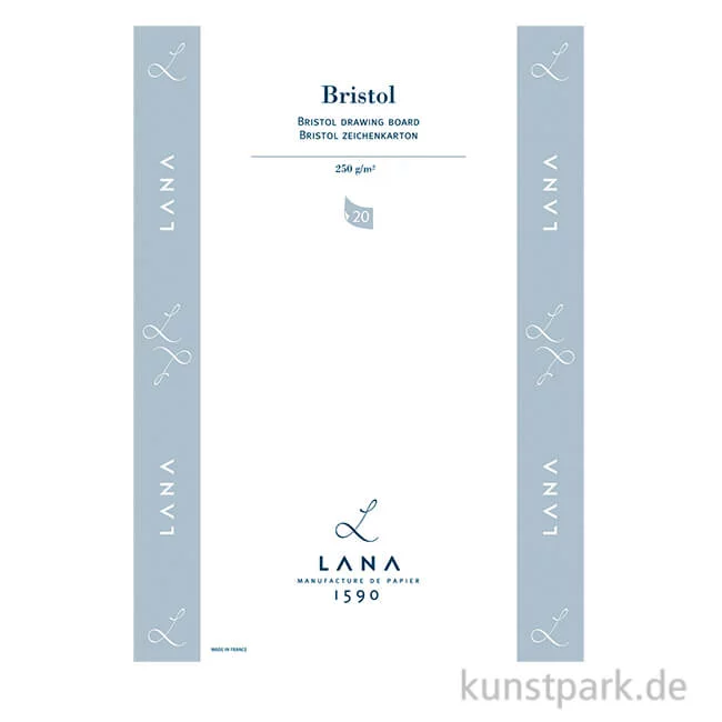 Artikelbild 1 des Artikels “Lana BRISTOL Zeichenkarton, 25 Einzelbogen, 250g, 50 x 65 cm “