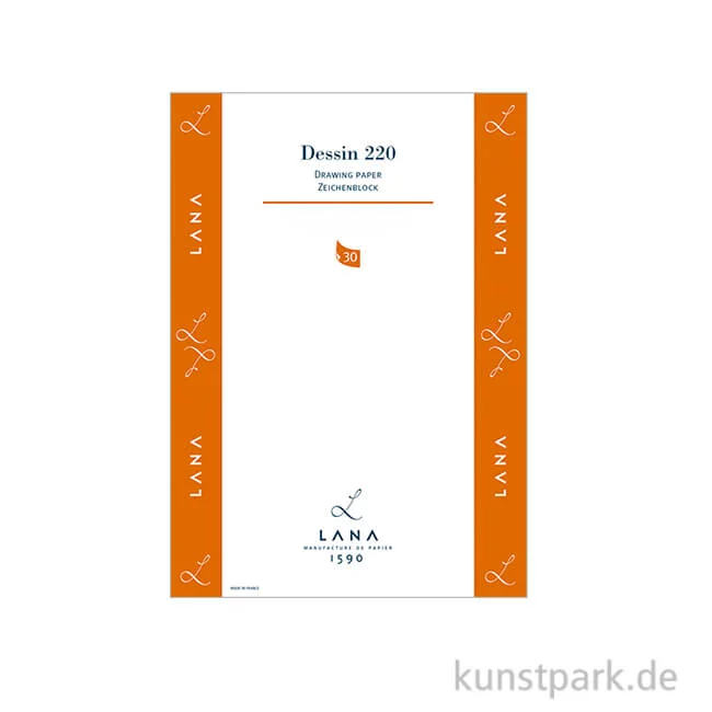 Artikelbild 1 des Artikels “Lana DESSIN Zeichenpapier, 30 Blatt, 220g DIN A3“
