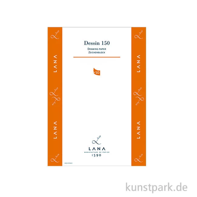 Artikelbild 1 des Artikels “Lana DESSIN Zeichenpapier, 50 Blatt, 150g DIN A3“