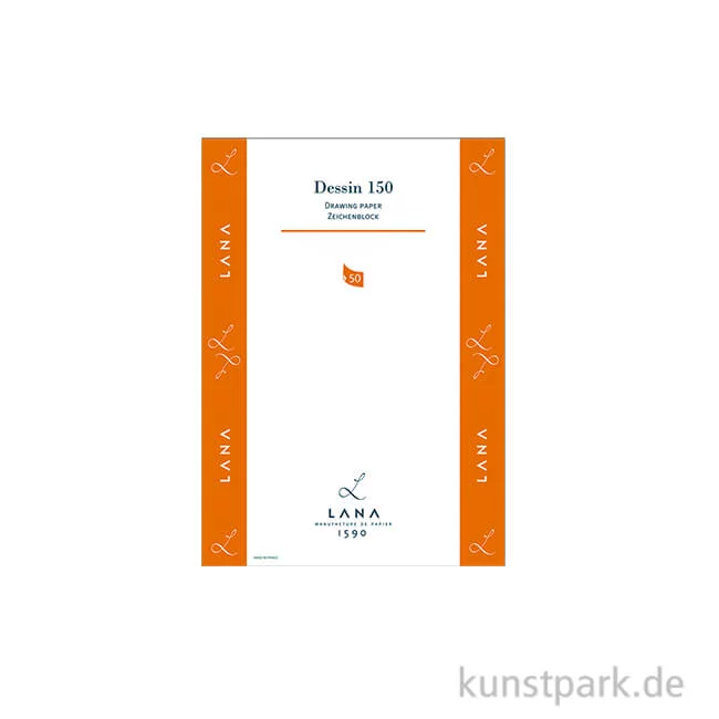 Artikelbild 1 des Artikels “Lana DESSIN Zeichenpapier, 50 Blatt, 150g DIN A4“