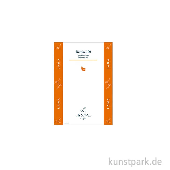 Artikelbild 1 des Artikels “Lana DESSIN Zeichenpapier, 50 Blatt, 150g DIN A5“