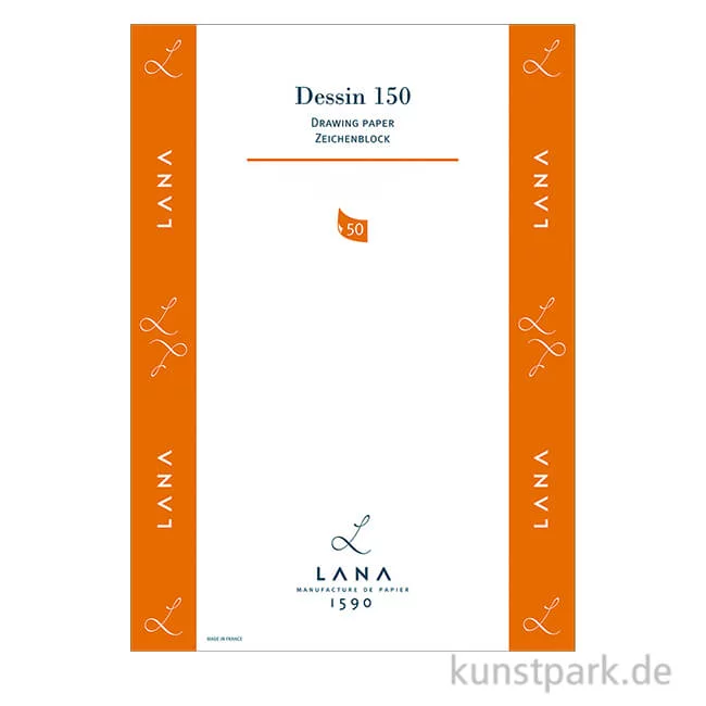 Artikelbild 1 des Artikels “Lana DESSIN Zeichenpapier, 50 Blatt, 150g “