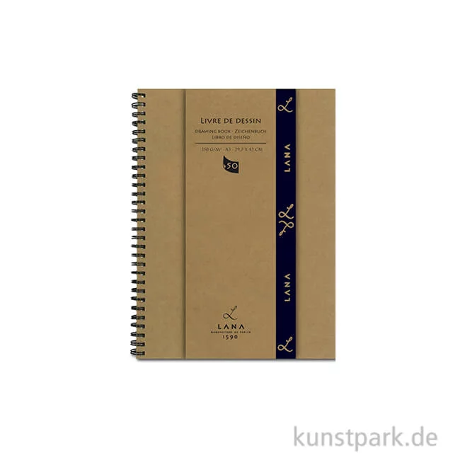 Artikelbild 1 des Artikels “Lana LIVRE DE DESSIN Skizzenbuch, 50 Blatt, 150g, spiral DIN A4“