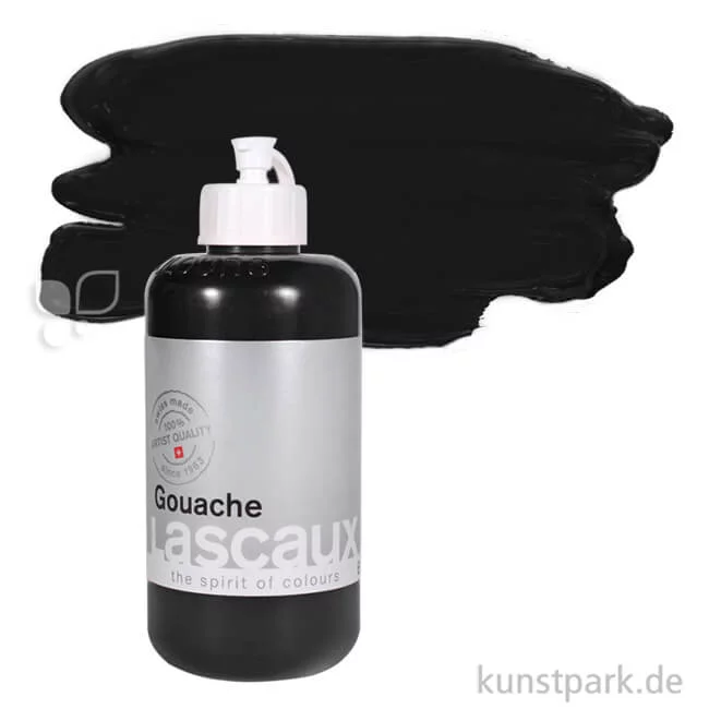 Artikelbild 1 des Artikels “Lascaux Gouachefarben 250 ml | 326 Schwarz“