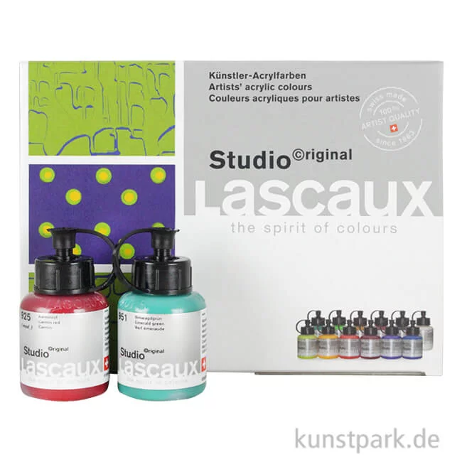 Artikelbild 1 des Artikels “Lascaux STUDIO Acryl-Set mit 12 x 30 ml “