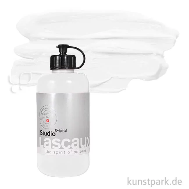 Artikelbild 1 des Artikels “Lascaux STUDIO Acrylfarben 250 ml Flasche | 983 Mischweiss“
