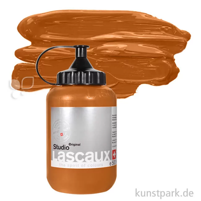 Artikelbild 1 des Artikels “Lascaux STUDIO Acrylfarben 500 ml Flasche | 963 Siena gebrannt“