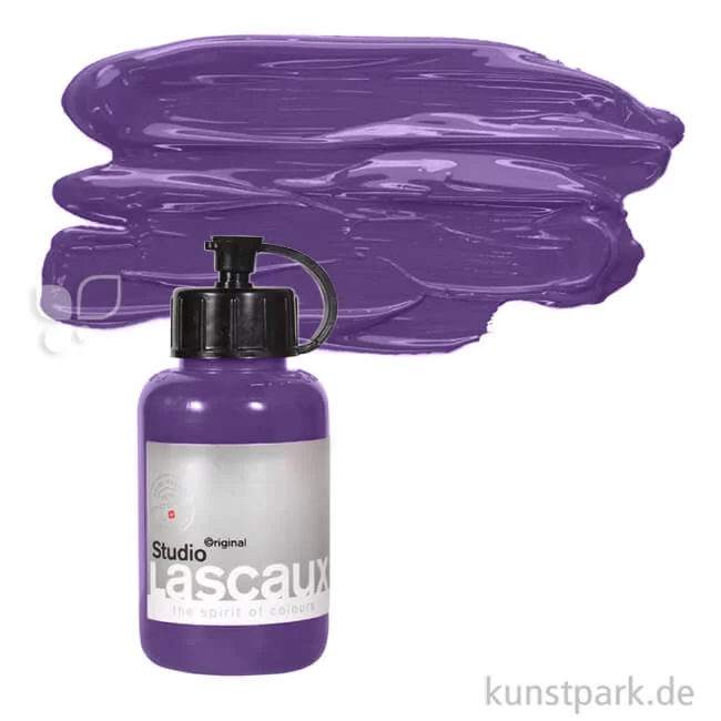 Artikelbild 1 des Artikels “Lascaux STUDIO Acrylfarben 85 ml Flasche | 933 Violett“