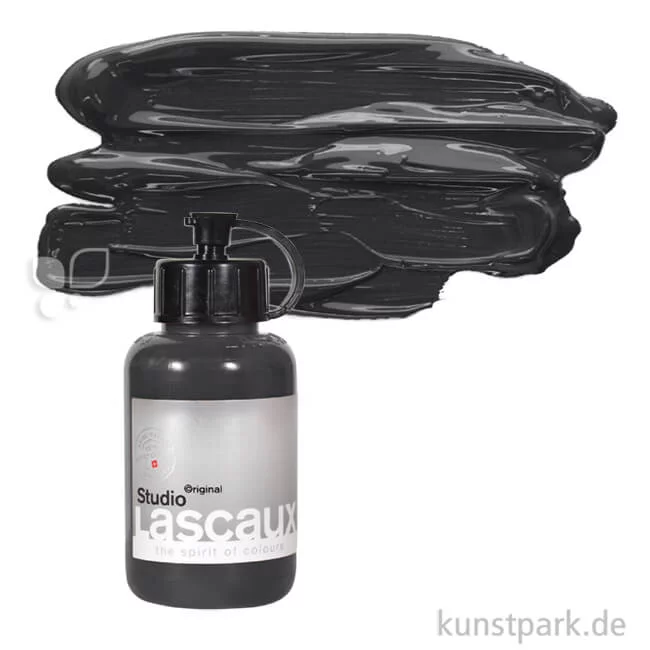 Artikelbild 1 des Artikels “Lascaux STUDIO Acrylfarben 85 ml Flasche | 975 Mischschwarz“