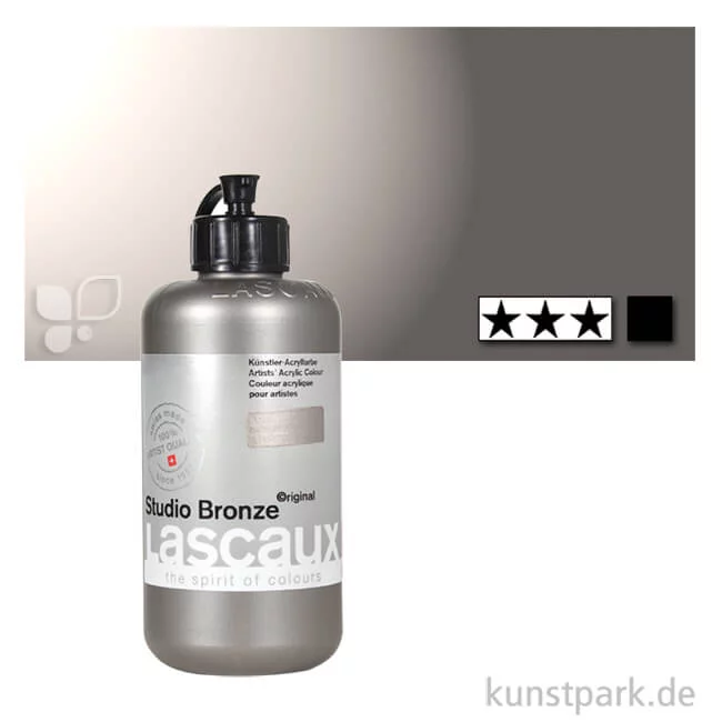 Artikelbild 1 des Artikels “Lascaux STUDIO Bronzefarben 250 ml Flasche | 997 Stahl“