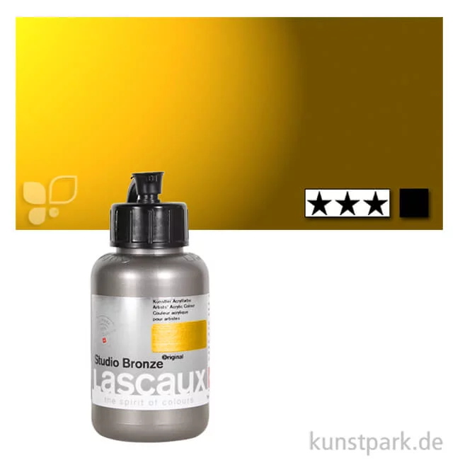 Artikelbild 1 des Artikels “Lascaux STUDIO Bronzefarben 85 ml Flasche | 992 Dukatengold“