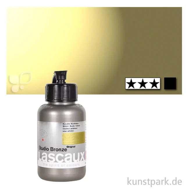 Artikelbild 1 des Artikels “Lascaux STUDIO Bronzefarben 85 ml Flasche | 993 Englischgrüngold“