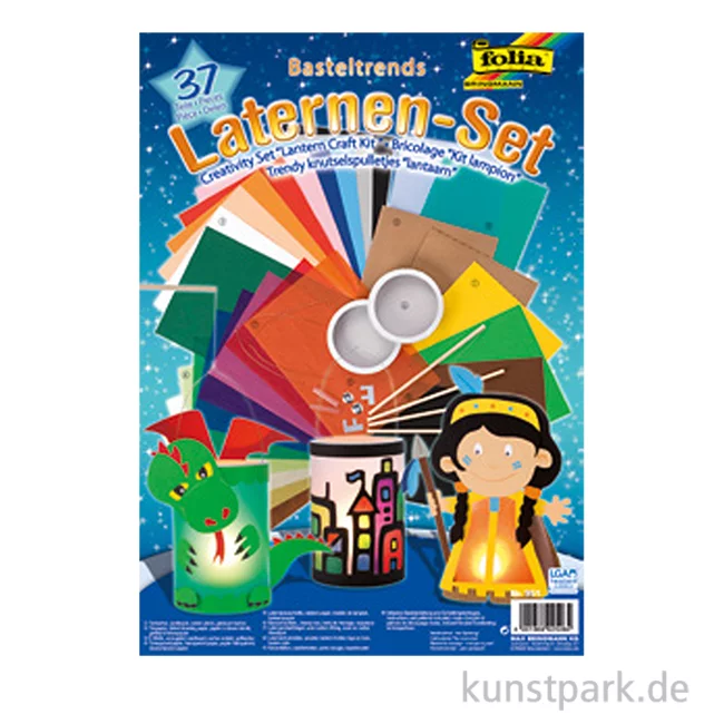 Artikelbild 1 des Artikels “Laternen Bastelset, 37-teilig “
