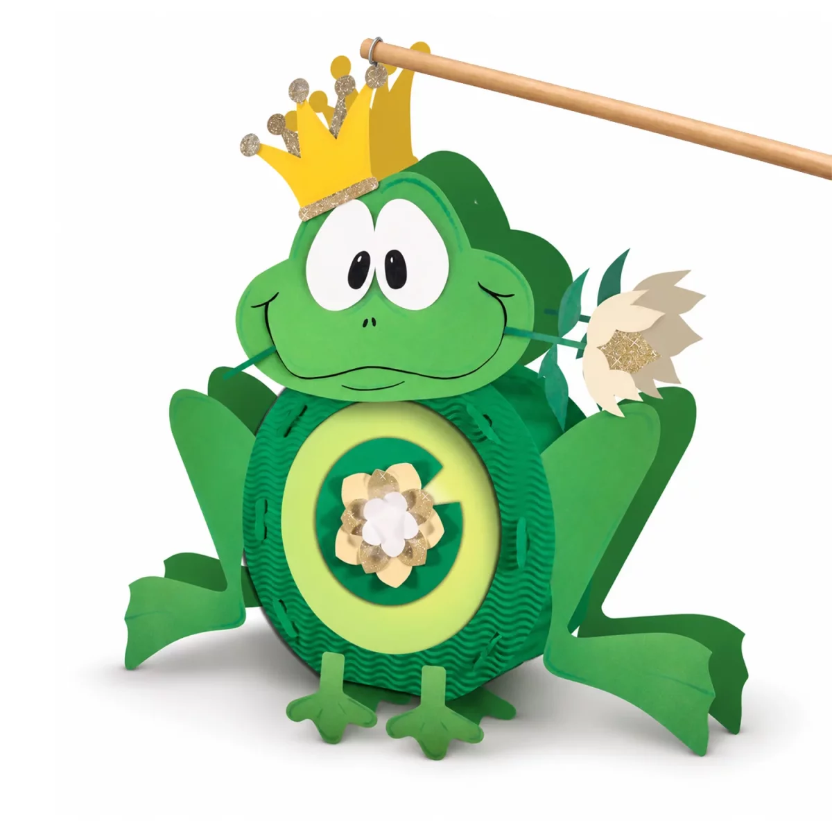 Artikelbild 1 des Artikels “Laternen Bastelset - Frosch mit umfangreichem Zubehör “